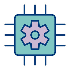 Artifical Intelligence Vector Icon Design