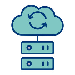 Synchoronization Vector Icon Design