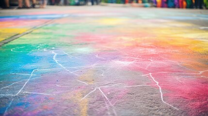 Obraz premium hues chalk dust texture