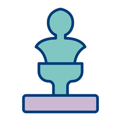 Sculpture Vector Icon Design