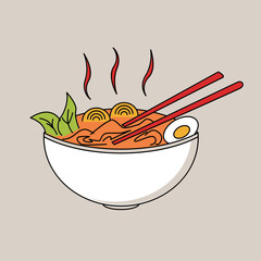 Noodle food vector design for miscellaneous food symbol