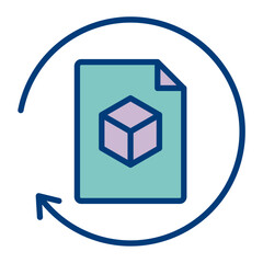 File Processing Icon Design