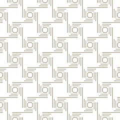 Seamless geometric abstract pattern with a modern style