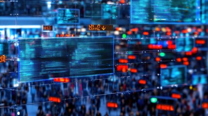 Digital transformation insights urban city dynamics data visualization technology environment aerial view innovation trends