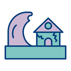 Tsunami Icon Design