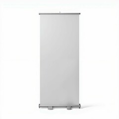 Blank Presentation Display Stand for Marketing Promotion and Advertising Purposes on White Backdrop