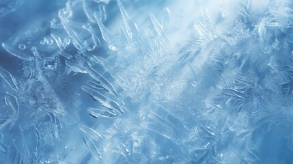 serene blue icy background