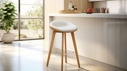 curved kitchen stool