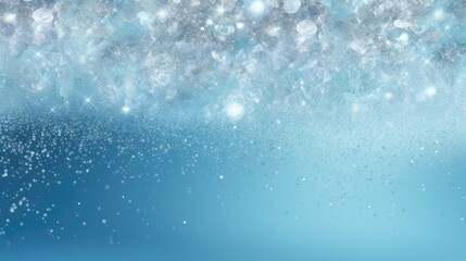 Obraz premium ethereal blue and silver backgrounds