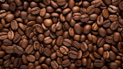 Obraz premium mug coffee bean pattern