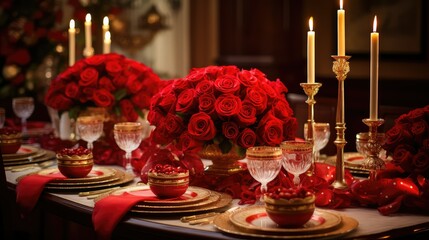 place red and gold christmas