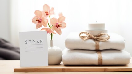 minimalist spa gift certificate