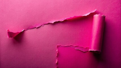Torn Pink Paper Texture Background with Copy Space for Text -  Perfect for Feminine Designs