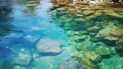 brown river water texture