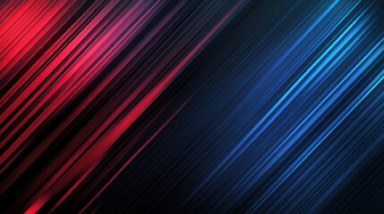 Fototapeta premium Abstract Diagonal Red and Blue Light Streaks Background