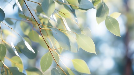 leaves eucalyptus plant