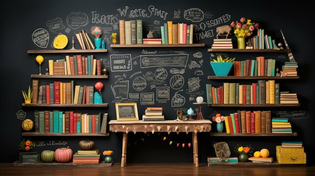 personalized chalkboard books