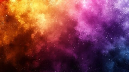Colorful nebula space background with swirling colors