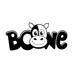 a bold Bovine logo