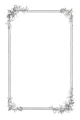 Design Vorlage - Vintage Rahmen auf altem Papier - Briefpapier