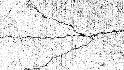 crack texture, grunge texture, distress background, rough texture, dirty texture, cracked wall concrete of black and white for background