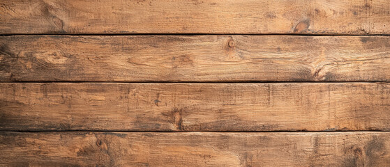 Blank wooden sign. Wooden planks with a rustic texture and warm brown tones, ideal for backgrounds.