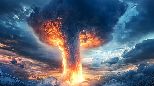 Apocalyptic scenario, destruction of the world by nuclear weapon