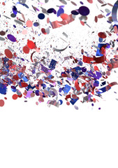 Falling confetti background image. Perfect for party, celebration, or festive designs.
