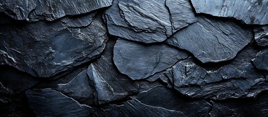Dark Slate Stone Texture Background