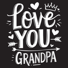 Love You grandpa graphic