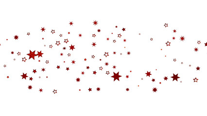 Red Starry Scatter Background
