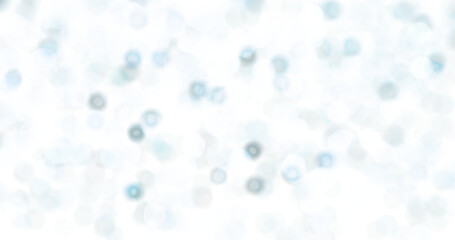 Colorful bokeh blur against a White Background Tranparent BG