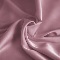 Obraz premium photo of lilac silk fabric template of fabric roll of fabric