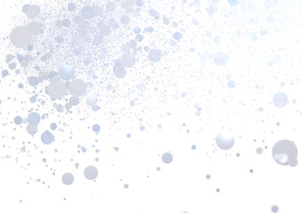 Soft, light blue bubbles on white background. Perfect for backgrounds, textures, and more!