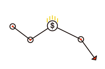 세계 경제,금융,관세,에너지 관련 이미지를 백터 일러스트화 표현함