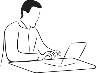 Remote job or office job, vector file