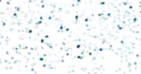 Colorful bokeh blur against a White Background Tranparent BG