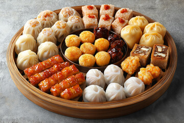 Assorted Dim Sum Platter: A Culinary Delight
