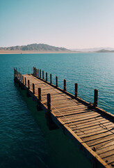Fototapeta premium pier in the sea