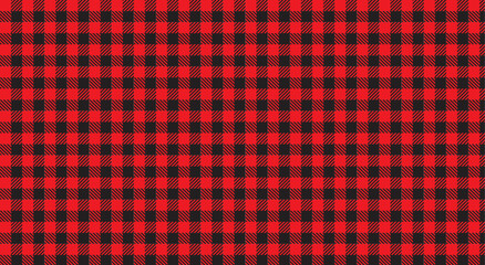 Red and Black Plaid Pattern Background Image