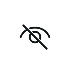 Eye icon simple outline logo.