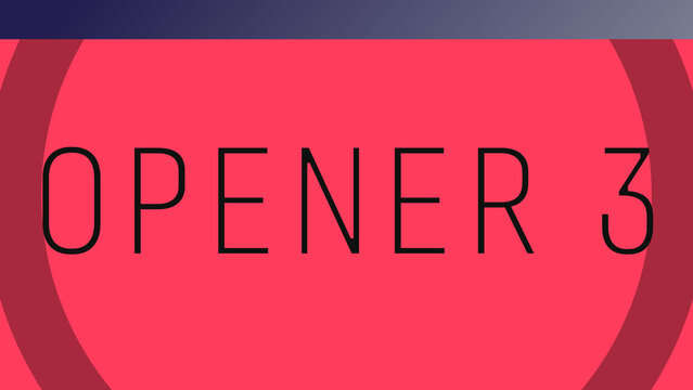 Fast-Paced Opener | Animated Opener with Color Controls