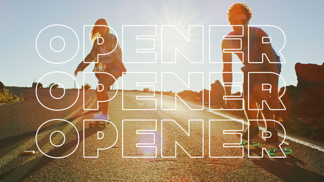 Modern Intro | Animated Opener with Color Controls