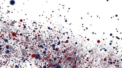 Colorful particle explosion, ideal for design projects