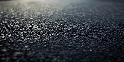Wet Asphalt Texture Close Up