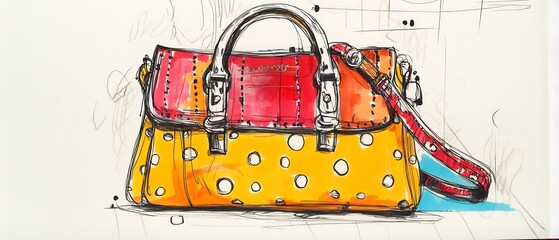 Fototapeta premium small purse with friendly details