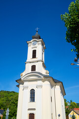 Fototapeta premium Saint John the Baptist's Church in Visegrad, Hungary.