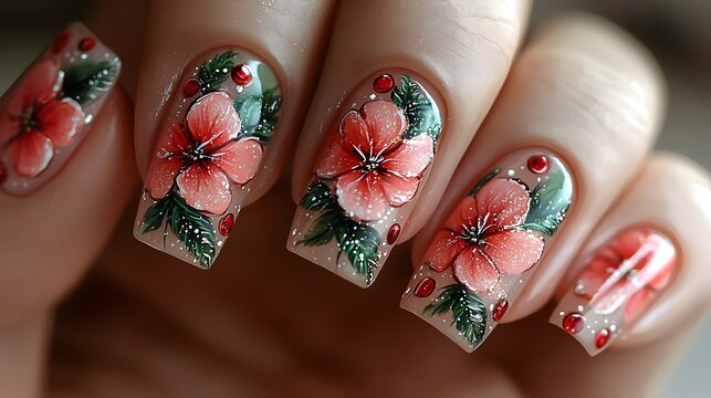 Fashion french nail art nails