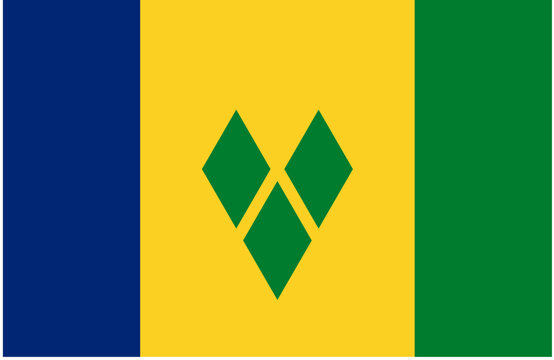 Flag of Saint Vincent and the Grenadines – High Resolution SVG Vector (Fully Editable Design)