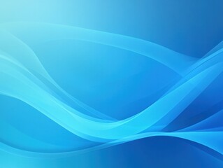 Soft Blue Waves Flowing Across a Calm Background